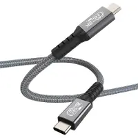 MMOBIEL Câble USB4 2m - 240W Câble de charge rapide USB-C vers USB-C - 8K@60Hz 40 Gbps