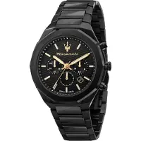 Maserati Montre à affichage analogique noir