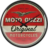 Moto Guzzi HORLOGE MURALE DIAMÈTRE : 31 CM