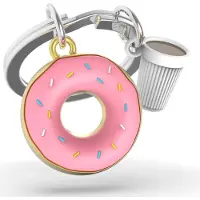 Inny Porte-clés élégant en métal Meta[l]morphose - Donut