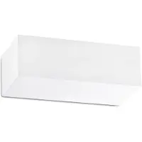 Faro Eaco-1 - Petite Applique Murale D'intérieur À 1 Ampoule En Plâtre Blanc, G9