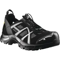 Haix Chaussure de sécurité BE Safety 61.1 taille 12 (47) noir/argent S1P HRO HI SRC ESD EN ISO 20346 (S1P, 47)