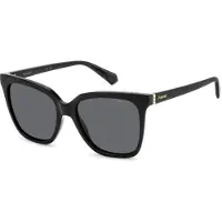 Polaroid Lunettes de soleil or / noir / transparent