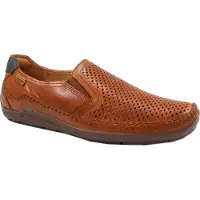 Pikolinos Chaussons Azores pour hommes, couleur marron, style décontracté