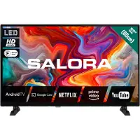 Salora SMART32TV, 81,3 cm (32"), 1366 x 768 Pixel, LED, Smart-TV, WLAN, Schwarz