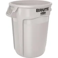 Rubbermaid Bidon multi-usages blanc 121l PE extérieur-Ø560xH692mm - FG263200WHT