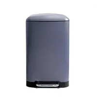 VLM Poubelle Urban - 30 L - Rectangulaire - Gris Anthracite