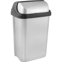 Keeeper 1045416000000 Abfallbehälter "rasmus", 25 Liter, silber