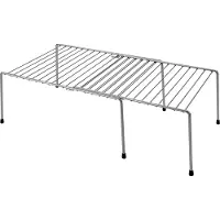 Metaltex Uitschuifbaar Rek 24x15x33/57 cm Zilver