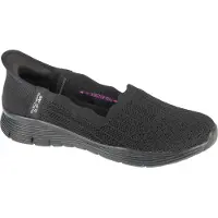 SKECHERS Slip-ins : Seager - Believe It 158980-BBK, Baskets pour femmes, Noir