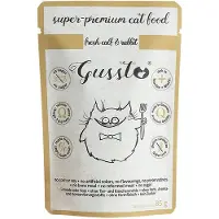 Gussto Cat Fresh Calf &amp; Rabbit 24x85 g - nourriture humide pour chats au veau et lapin