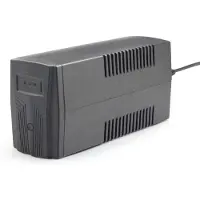 Gembird Onduleur EG-UPS-B650, 650 VA, 390 W, 1 batterie, noir, 100 x 140 x 280 mm
