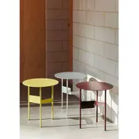 HAY Shim Table Basse Bordeaux | Ø 45 cm