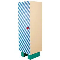 Seletti Armoire à rayures bleues Supercloset