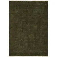 Ferm Living Firth Tapis en Jute Dark Olive | 170 x 240 cm