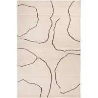Ferm Living Gessoto Tapis en Jute Off-White|Dark Fig | 200 x 300 cm