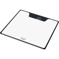 Adler AD8174W Pèse-personne numérique Haute précision 180Kg, écran LED, arrêt automatique Blanc
