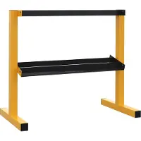 SPORTNOW Support pour haltères, support à 2 niveaux, capacité de charge jusqu'à 270 kg