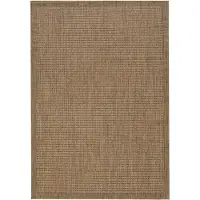 SchönesWohnen24 Tapis d'extérieur GIZA Marron 60 x 100 cm