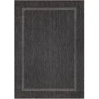 Ayyildiz Teppiche Ayyildiz | Tapis d'extérieur Relax - 140 cm x 200 cm - Noir - Élégant et résistant aux intempéries