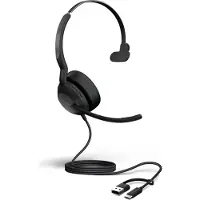 Jabra Evolve2 50 - USB-C/A MS Mono (sans Bluetooth)