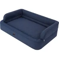 TexCorp Lit pour chien PARADISE ( 96x62 cm ) confortable canapé pour chien avec côtés hauts, housse amovible - Doggy