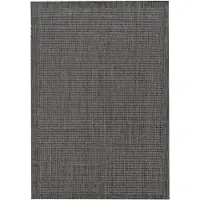 Ayyildiz Teppiche Tapis d'extérieur GIZA Noir 160 x 160 cm Rond