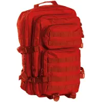 Mil-Tec - US Assault Pack Large (Rucksack), ca. 36L Bagpack Military Outdoor Schule Signalrot