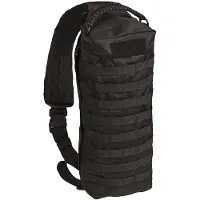 Mil-Tec Tanker sac à dos à une ceinture, noir, 15 l