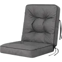 Stanislaw Jurga HOBBYGARDEN Coussin de balançoire Venus Coussin de banc Garden Coussins de balançoire Coussins de balançoire Hollywood Balançoire Banc Gris foncé 50 cm