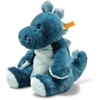 Steiff Margarete Steiff 067266 Light at Night Spott Stegosaurus, peluche, 28 cm, bleu clair