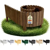 Pemicont Floranica Bordure Carré Potager Bois 200 x 30 cm, Brun foncé – Bordure Potager