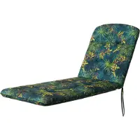 Hobbygarden Matelas pour chaise longue "Beatriz" 185x60x6 cm | Bain de soleil, Coussin pour siège, Coussin pour meubles de jardin |