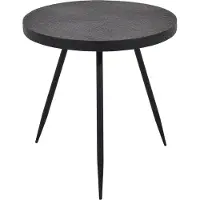 In And OutdoorMatch Table d'appoint - Noir - Ø38x38,5 cm