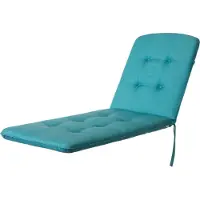 Hobbygarden Matelas pour chaise longue "Beatriz" 185x60x6 cm | Bain de soleil, Coussin pour siège, Coussin pour meubles de jardin |
