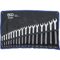 Bgs Jeu de clés mixtes à fourche (10 mm, 11 mm, 12 mm, 13 mm, 14 mm, 15 mm, 16 mm, 17 mm, 18 mm, 19 mm, 20 mm, 21 mm, 22 mm, 24 mm, 27 mm, 8 mm, 9 mm)