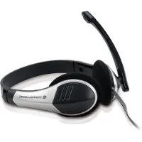 Conceptronic CCHATSTAR2_V2 Casque Avec fil Arceau Bureau/Centre d'appels Noir, Argent