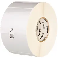 Zebra Z-Ultimate 3000T - Polyester - brillant - adhésif permanent en acrylique - argent - 44 x 70 mm 25200 étiquette(s) (8 rouleau(x) x 3150 étiquettes - pour 110, 140, 220, Z4Mplus...