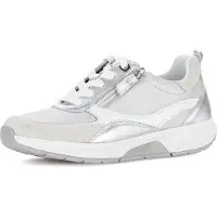 Gabor Baskets basses gris clair / argent / blanc
