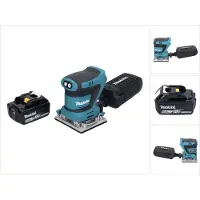 Makita DBO 482 G1 Ponceuse vibrante sans fil 18 V 112 x 102 mm + 1x batterie 6,0 Ah - sans chargeur (Ponceuse vibrante)