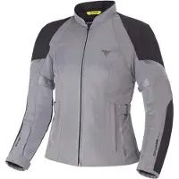 SHIMA Jet Imperméable Femme Gris Blouson Textile Taille XS