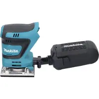 Makita DBO 482 RG Ponceuse vibrante sans fil 18 V 112 x 102 mm + 2x batterie 6,0 Ah + chargeur (Ponceuse vibrante)