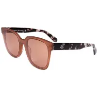 Moncler ML0198 Shiny light brown 55/18/140 Lunettes de soleil pour femmes