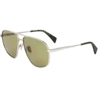 Lanvin Lunettes de soleil unies LNV134S Silver 59/14/140