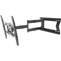 Nanook TV-beugel met extra lange arm tot 80 cm - Draaien - 32-75 inch - Max. 60 kg - VESA 100x100 t/m 400x4 (Mur, 75", 60 kg), Support mural pour TV, Noir