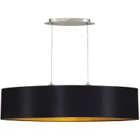 Eglo Lampe à suspension Maserlo 100 cm noir avec or