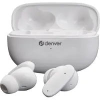 Denver TWE-49ENC, True Wireless Stereo (TWS), appels/musique, casque, blanc
