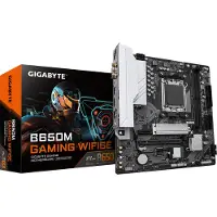 Gigabyte B650M GAMING WIFI6E Carte Mère - Processeurs AMD Ryzen Série 9000, VRM 5+2+2 phases, jusqu'à 6400 MHz DDR5 (OC), 1xPCIe 4.0 M.2, LAN 2,5 GbE, WIFI 6E, USB 3.2 Gen 1