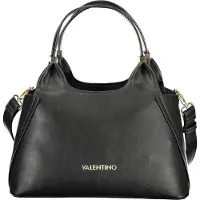 Valentino Élégant sac à main noir pour femme avec bandoulière amovible