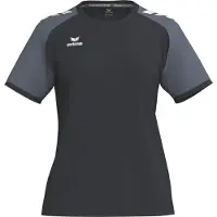 Erima Maillot Wings à manches courtes, noir/gris ardoise - 34